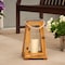 Smart Solar Smart Living 15 in. One Mantle Wood Newport Brown LED Candle Lantern, PK2 84044-LC - alternate 2